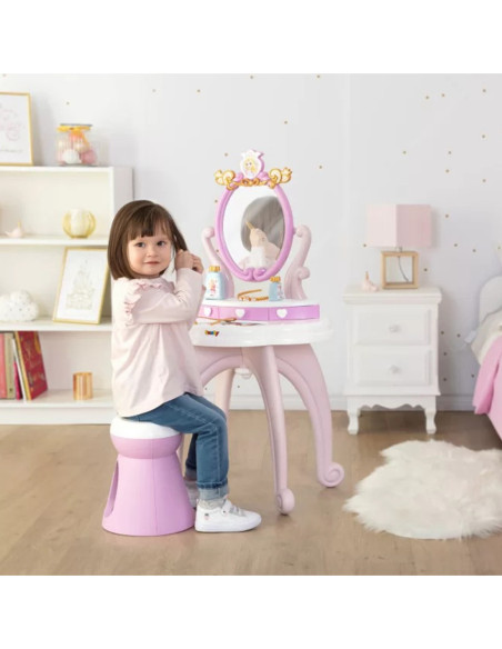 Smoby Disney Princess Toaletka 2w1 + 10 akcesoriów