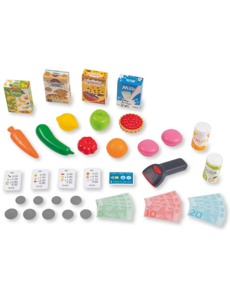 SMOBY Sklep Supermarket z Wózkiem Elektroniczną Kasą ze Skanerem