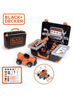 SMOBY Black & Decker Tool Case + Car in Parts