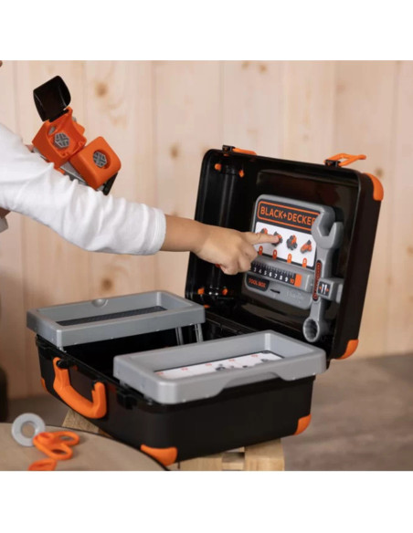Smoby Black & Decker Walizka z Narzędziami + Samochód w Częściach