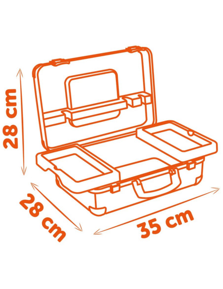 Smoby Black & Decker Walizka z Narzędziami + Samochód w Częściach