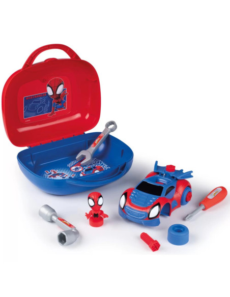 Smoby Walizka z Narzędziami Spidey Samochód do Skręcania