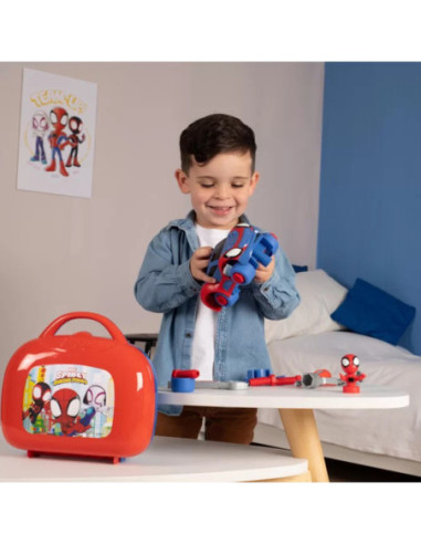 Smoby Walizka z Narzędziami Spidey Samochód do Skręcania