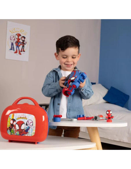 Smoby Walizka z Narzędziami Spidey Samochód do Skręcania