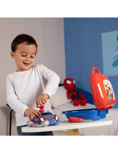 Smoby Walizka z Narzędziami Spidey Samochód do Skręcania