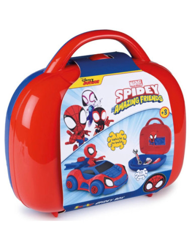 Smoby Walizka z Narzędziami Spidey Samochód do Skręcania