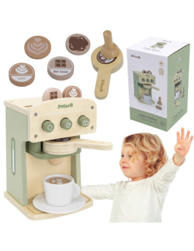 VIGA PolarB Drewniany Ekspres do Kawy Zielony + Akcesoria