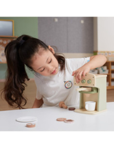 VIGA PolarB Drewniany Ekspres do Kawy Zielony + Akcesoria 2