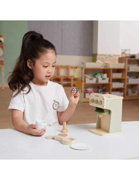 VIGA PolarB Drewniany Ekspres do Kawy Zielony + Akcesoria