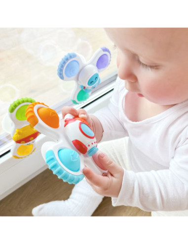 WOOPIE BABY Spinner Zabawka Sensoryczna Rakieta Kosmita Ufo 3 szt.