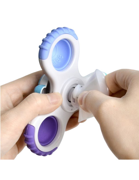 WOOPIE BABY Spinner Zabawka Sensoryczna Rakieta Kosmita Ufo 3 szt.