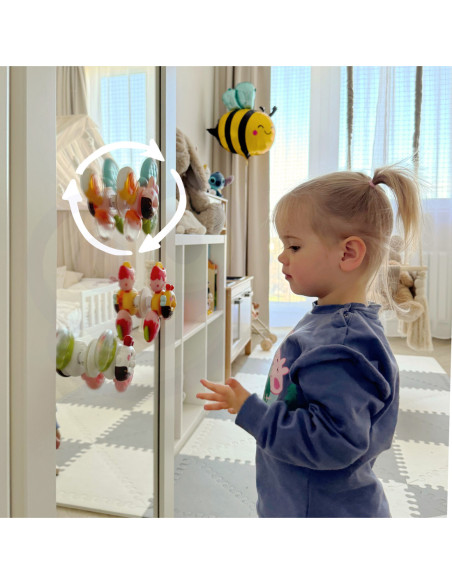 WOOPIE BABY Spinner Zabawka Sensoryczna Pszczoła Kurczak Królik Wymienne 3 szt.