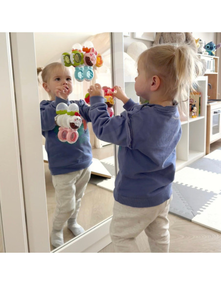 WOOPIE BABY Spinner Zabawka Sensoryczna Pszczoła Kurczak Królik Wymienne 3 szt.