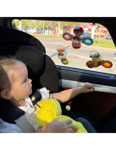 WOOPIE BABY Spinner Zabawka Sensoryczna Pszczoła Kurczak Królik Wymienne 3 szt.