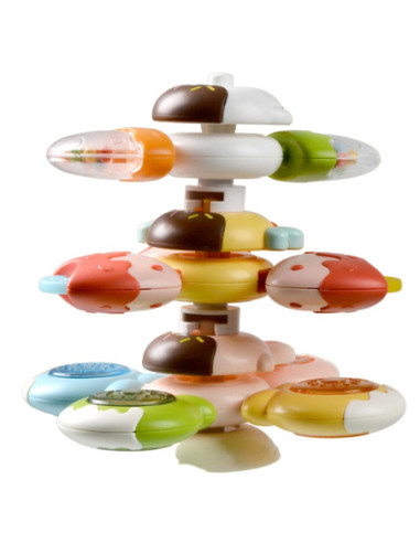 WOOPIE BABY Spinner Zabawka Sensoryczna Pszczoła Kurczak Królik Wymienne 3 szt.