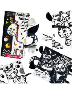 WOOPIE Książeczka Kontrastowa Sensoryczna Dla Niemowląt