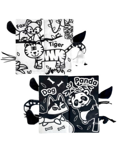 WOOPIE Książeczka Kontrastowa Sensoryczna Dla Niemowląt