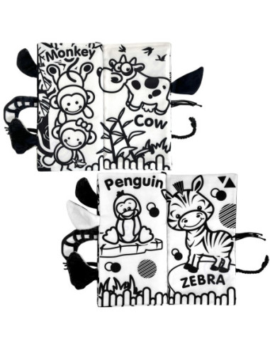 WOOPIE Książeczka Kontrastowa Sensoryczna Dla Niemowląt