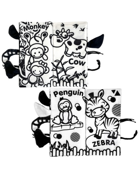 WOOPIE Książeczka Kontrastowa Sensoryczna Dla Niemowląt