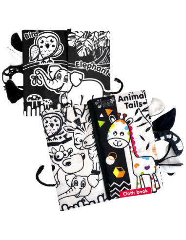 WOOPIE Książeczka Kontrastowa Sensoryczna Dla Niemowląt