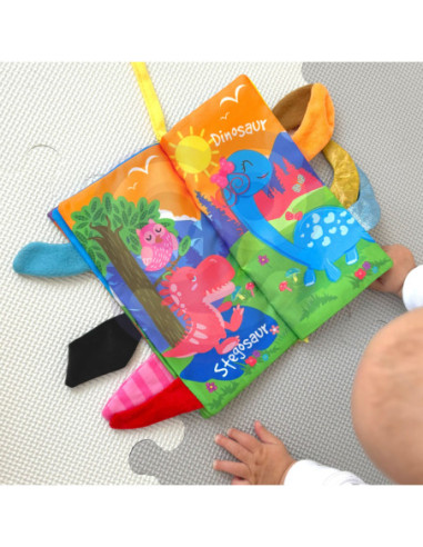 WOOPIE Książeczka z Ogonkami Zwierząt Leśnych Materiałowa