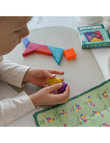 WOOPIE Tangram Klocki Magnetyczne Puzzle 3D