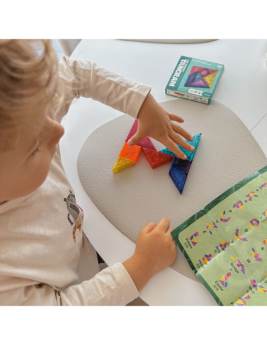 WOOPIE Tangram Klocki Magnetyczne Puzzle 3D