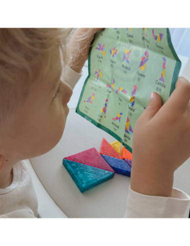 WOOPIE Tangram Klocki Magnetyczne Puzzle 3D