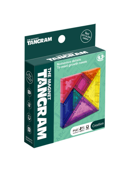 WOOPIE Tangram Klocki Magnetyczne Puzzle 3D
