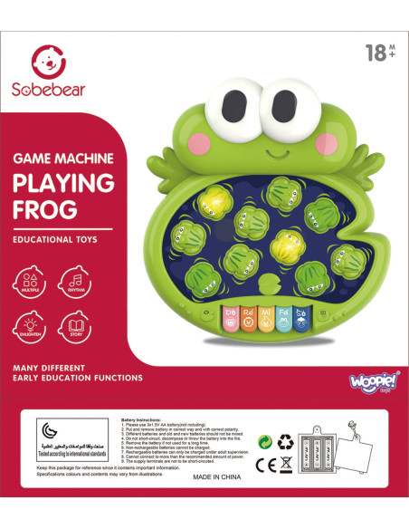 WOOPIE Zbijaj Żabki Zabawka Interaktywna dla Niemowląt