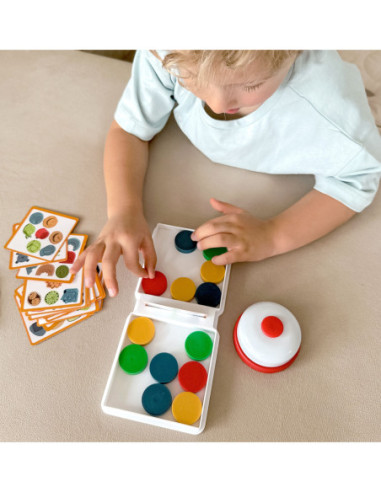 WOOPIE Gra Logiczna Układanka Wzorów PUCK PUZZLE 3+