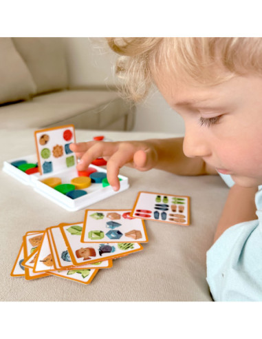 WOOPIE Gra Logiczna Układanka Wzorów PUCK PUZZLE 3+