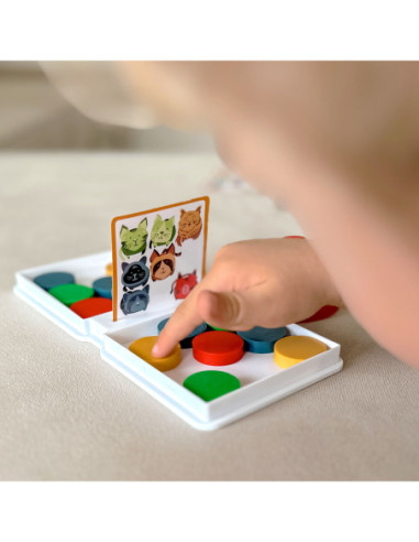 WOOPIE Gra Logiczna Układanka Wzorów PUCK PUZZLE 3+