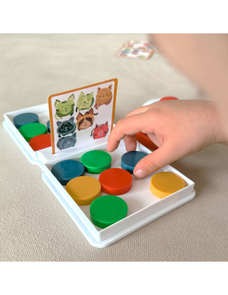 WOOPIE Gra Logiczna Układanka Wzorów PUCK PUZZLE 3+