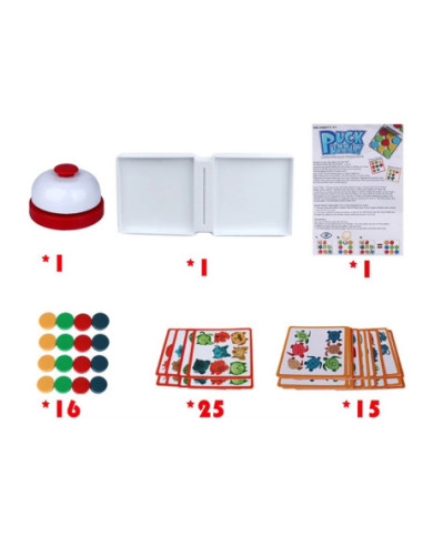 WOOPIE Gra Logiczna Układanka Wzorów PUCK PUZZLE 3+