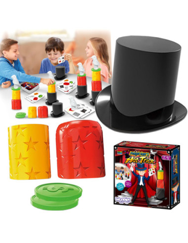 WOOPIE Gra sztuczki Magiczne z Kapeluszem Mały Magik 4+
