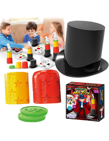 WOOPIE Gra sztuczki Magiczne z Kapeluszem Mały Magik 4+