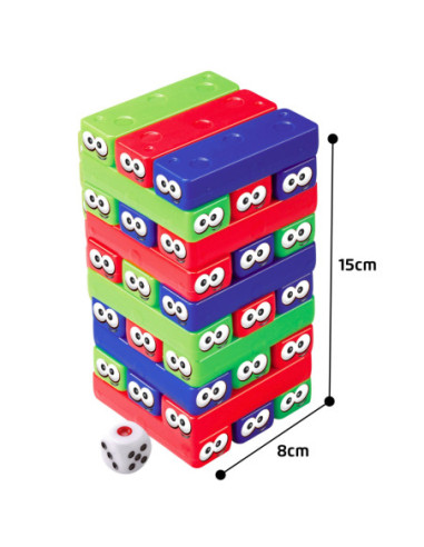 WOOPIE Układanka Chwiejąca Wieża Gra Zręcznościowa 4+