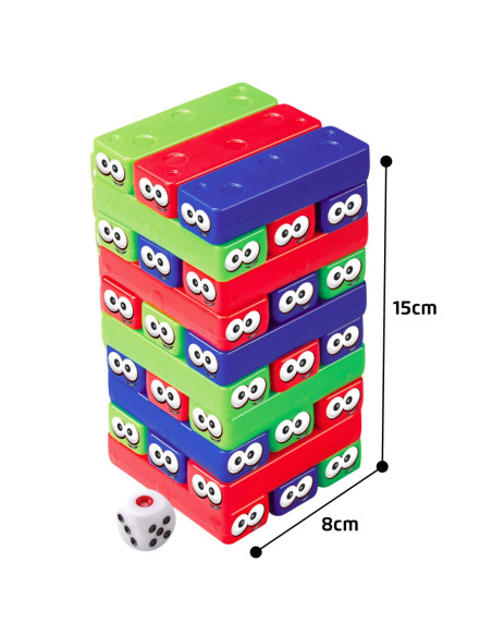 WOOPIE Układanka Chwiejąca Wieża Gra Zręcznościowa 4+