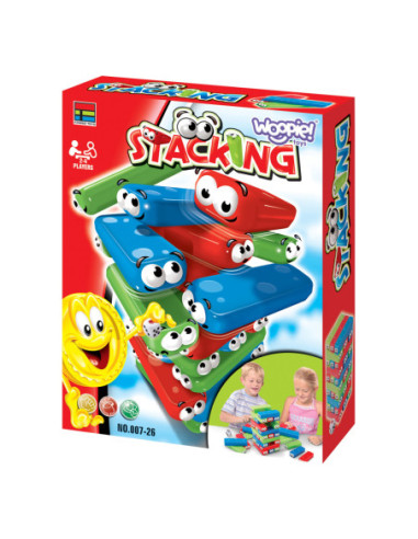 WOOPIE Układanka Chwiejąca Wieża Gra Zręcznościowa 4+