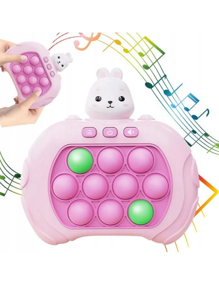 WOOPIE Gra POP IT Interaktywna Antystresowa Zręcznościowa Królik