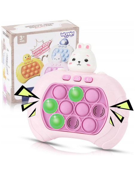 WOOPIE Gra POP IT Interaktywna Antystresowa Zręcznościowa Królik