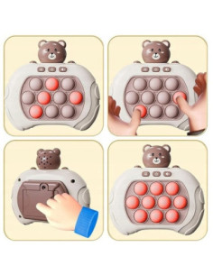 WOOPIE Gra POP IT Interaktywna Antystresowa Zręcznościowa Miś 2