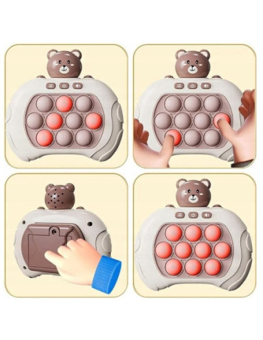 WOOPIE Gra POP IT Interaktywna Antystresowa Zręcznościowa Miś