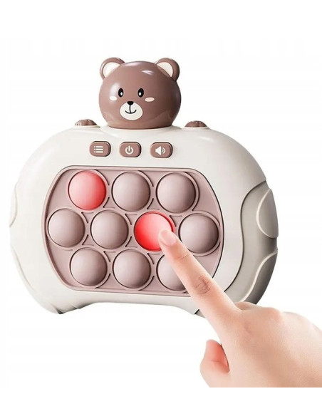 WOOPIE Gra POP IT Interaktywna Antystresowa Zręcznościowa Miś