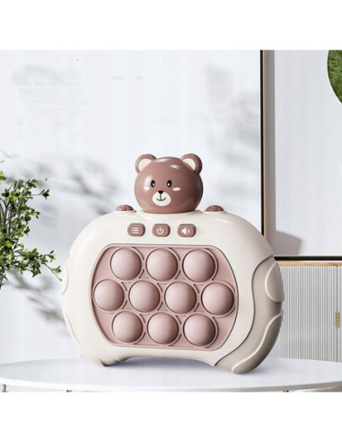 WOOPIE Gra POP IT Interaktywna Antystresowa Zręcznościowa Miś