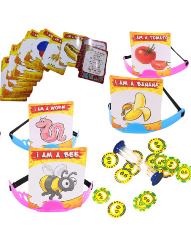 WOOPIE Kim jestem? Zgadnij Gra Rodzinna Rozrywkowa