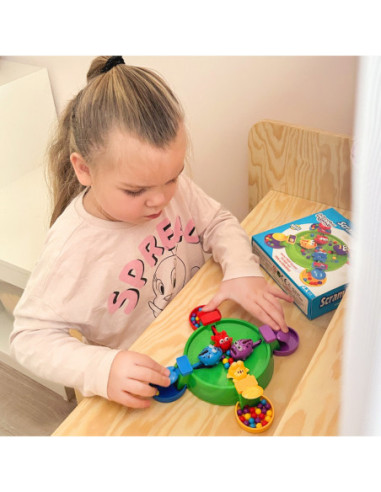 WOOPIE Gra Zręcznościowa Planszowa GŁODNE WESOŁE ŻABKI I KROKODYLKI 3+