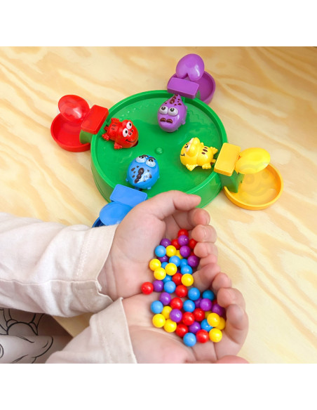 WOOPIE Gra Zręcznościowa Planszowa GŁODNE WESOŁE ŻABKI I KROKODYLKI 3+