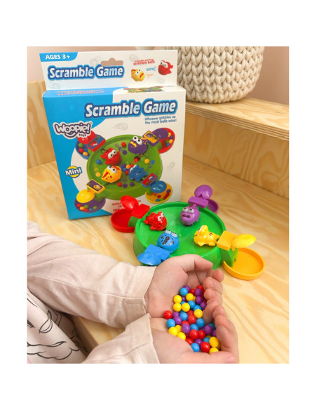 WOOPIE Gra Zręcznościowa Planszowa GŁODNE WESOŁE ŻABKI I KROKODYLKI 3+